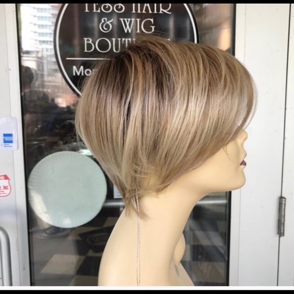 Accessories Short Angle Bob Wig Ombr Blonde 2020 Hairstyle